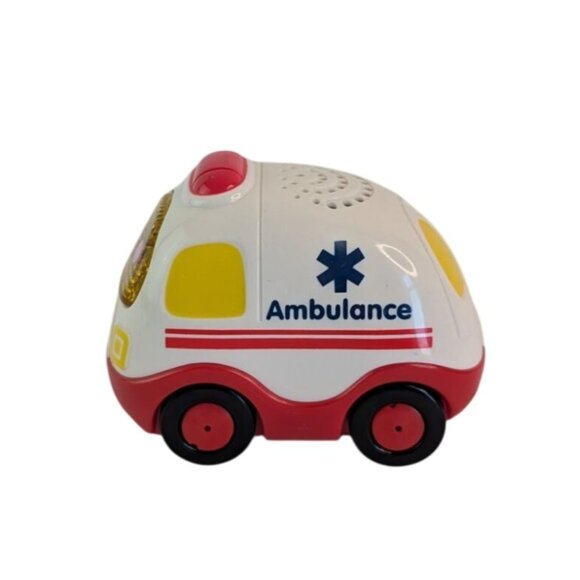 Vtech Go Go Smart Wheels Firetruck & Ambulance Lot of 2 Lights Sounds Tested - Picture 3 of 14